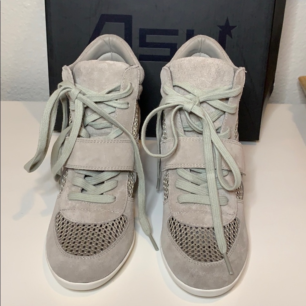 NEW IN BOX - ASH BOWIE MESH HIGH TOP WEDGE SNEAKER